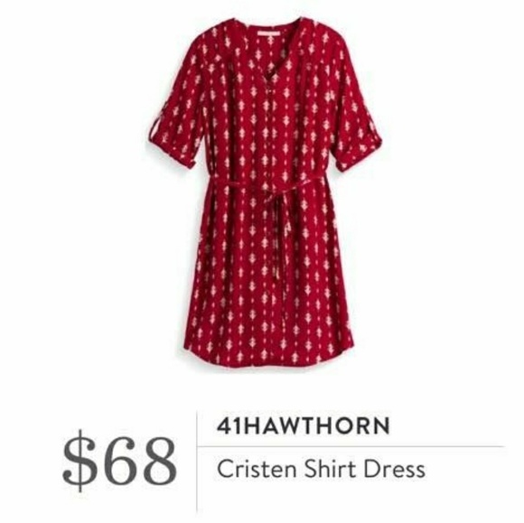 41 hawthorn cristen shirt dress
